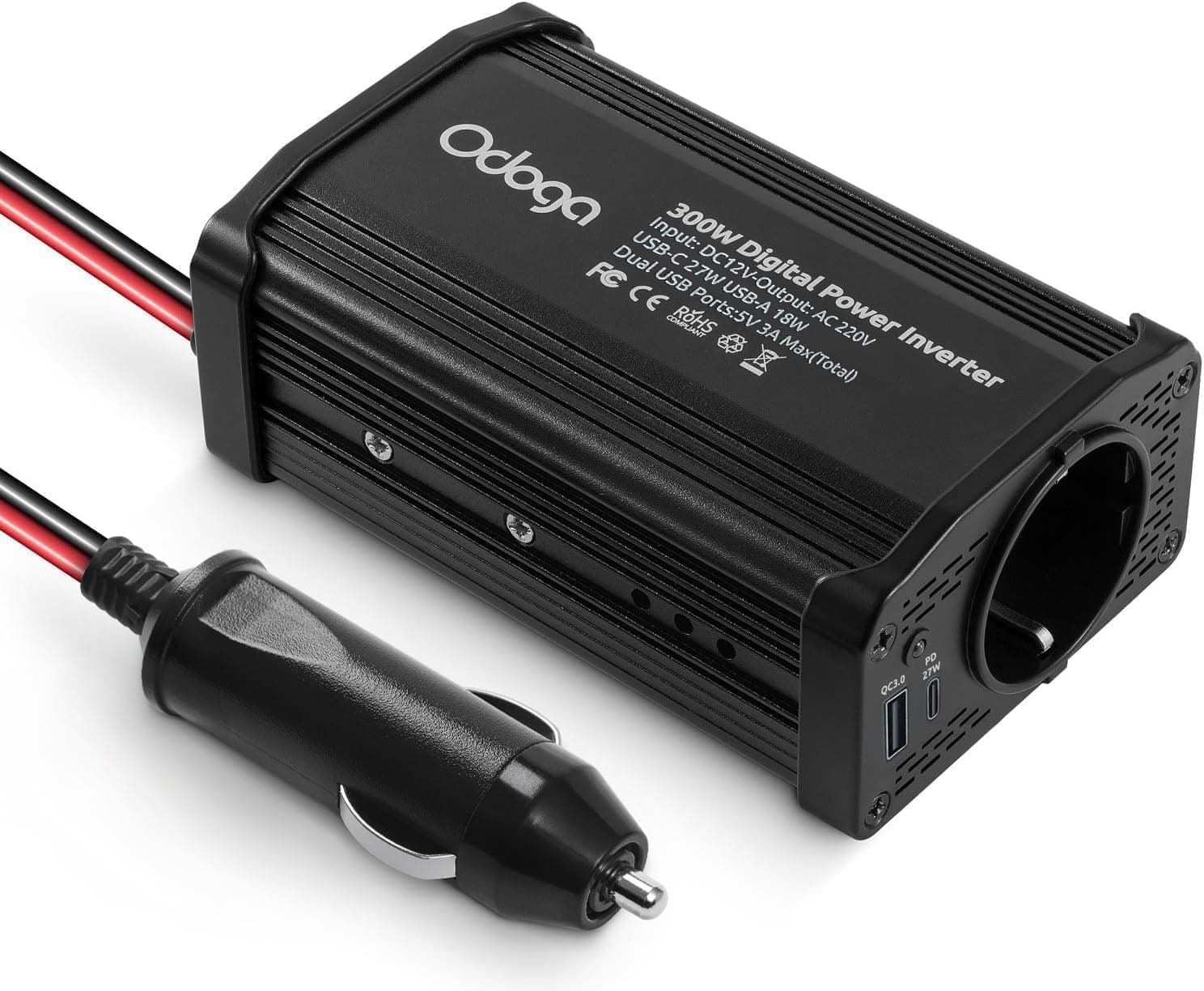 Convertisseur 12V allume-cigare pour chargeur 220V